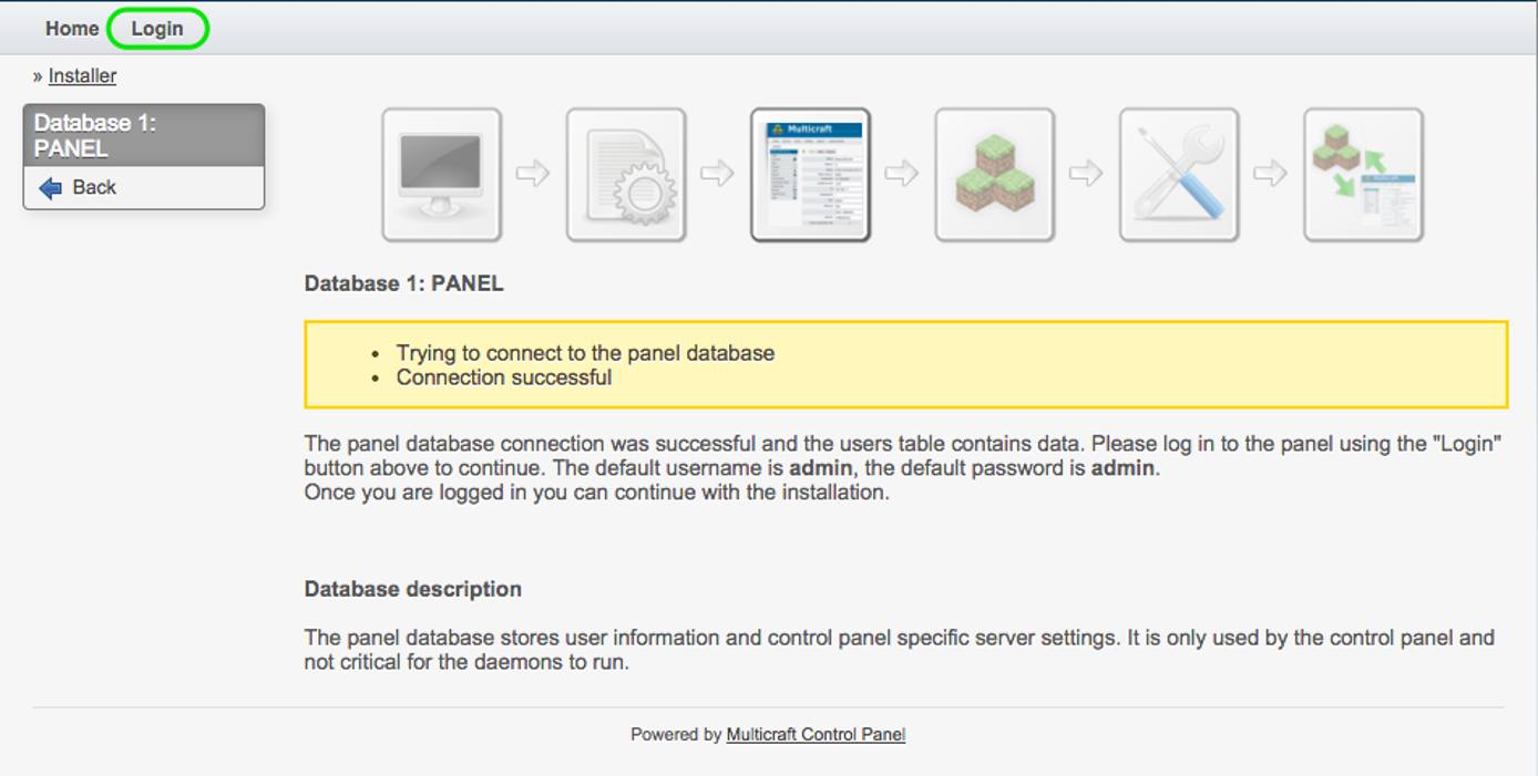 Multicraft Panel Database Connection. Multicraft Panel Database Connection.