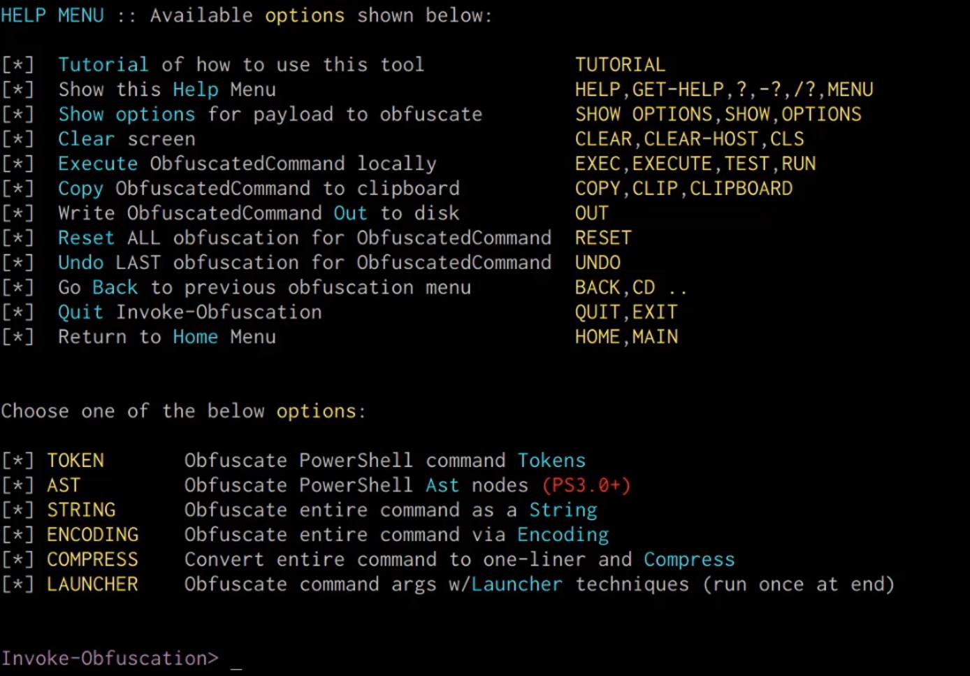 Invoke-Obfuscation.ps1 output Invoke-Obfuscation.ps1 output